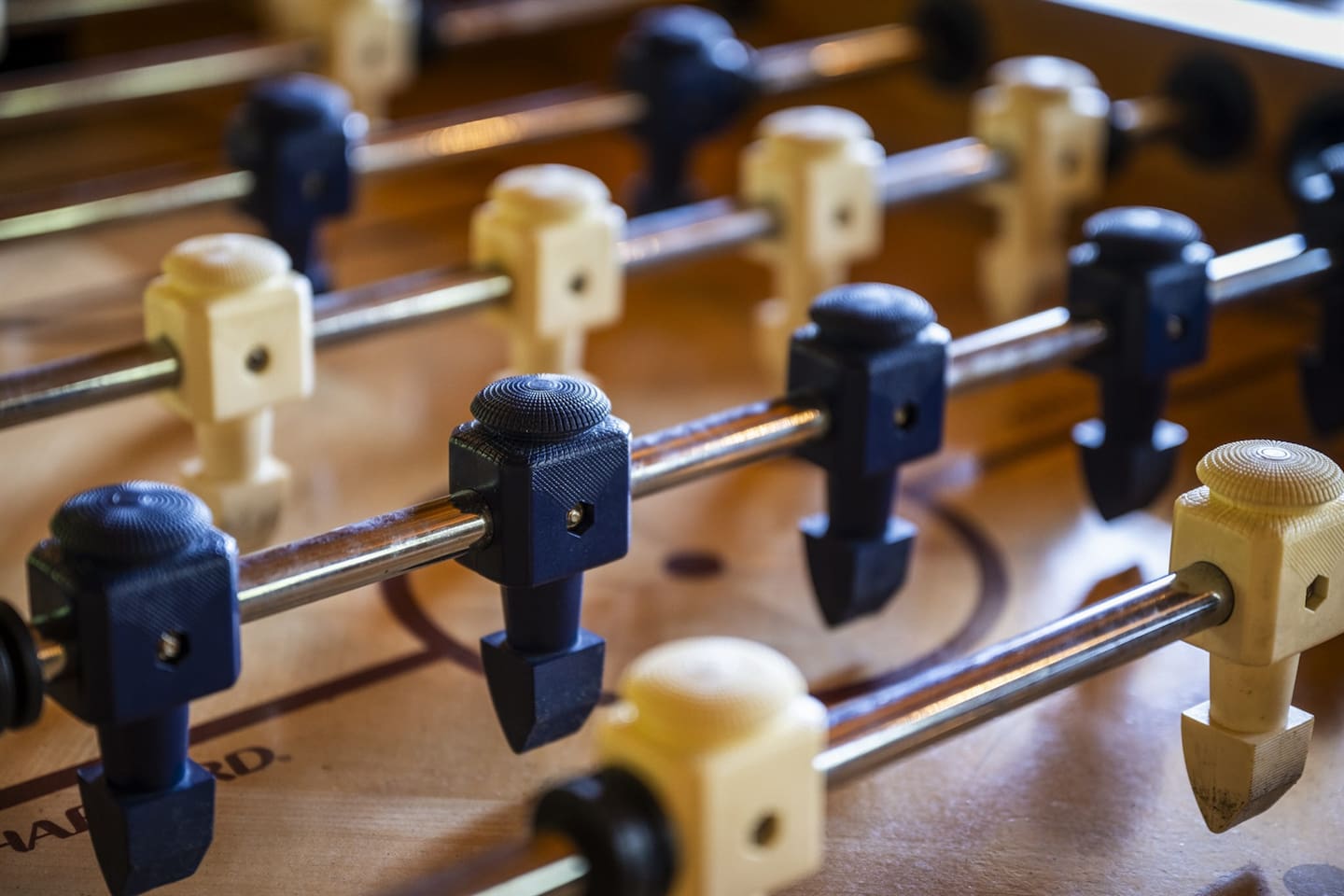 Lower level: media/game room - Foosball
