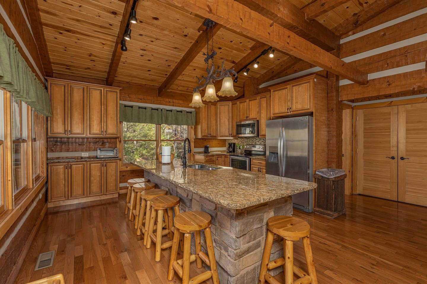 Open concept kitchen