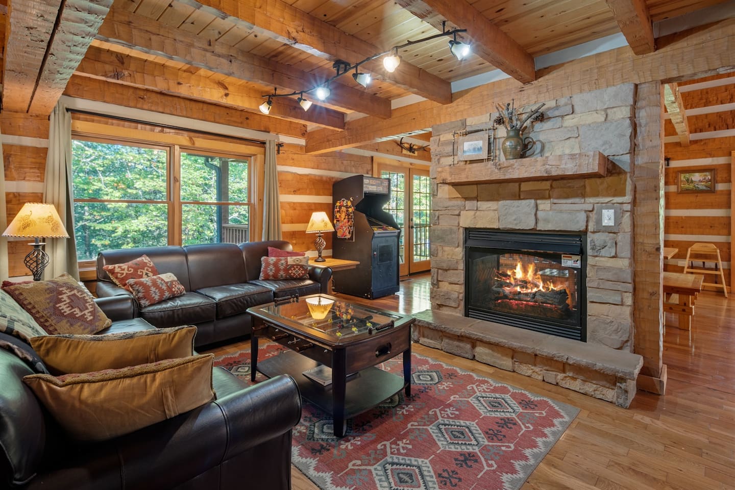 Living room - fireplace