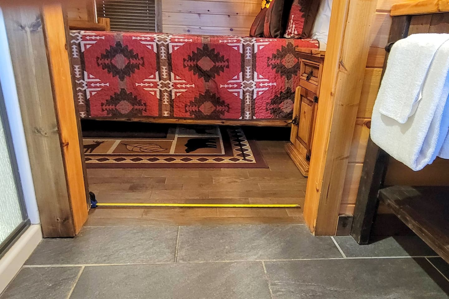 Main floor king bath - 36" wide doorway