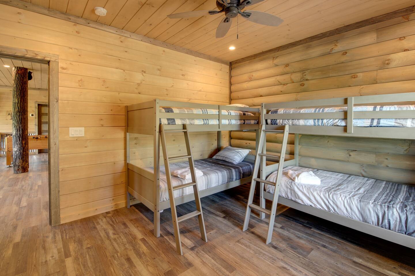 Bedroom 5 | 2 Twin Bunk Beds | Smart TV | Lower Level