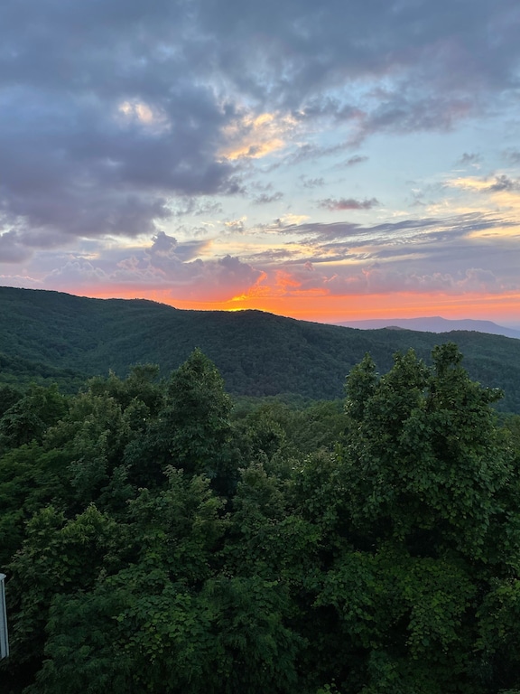 Sunset from the balcony!