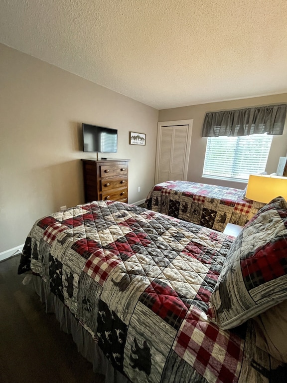 Guest bedroom with twins